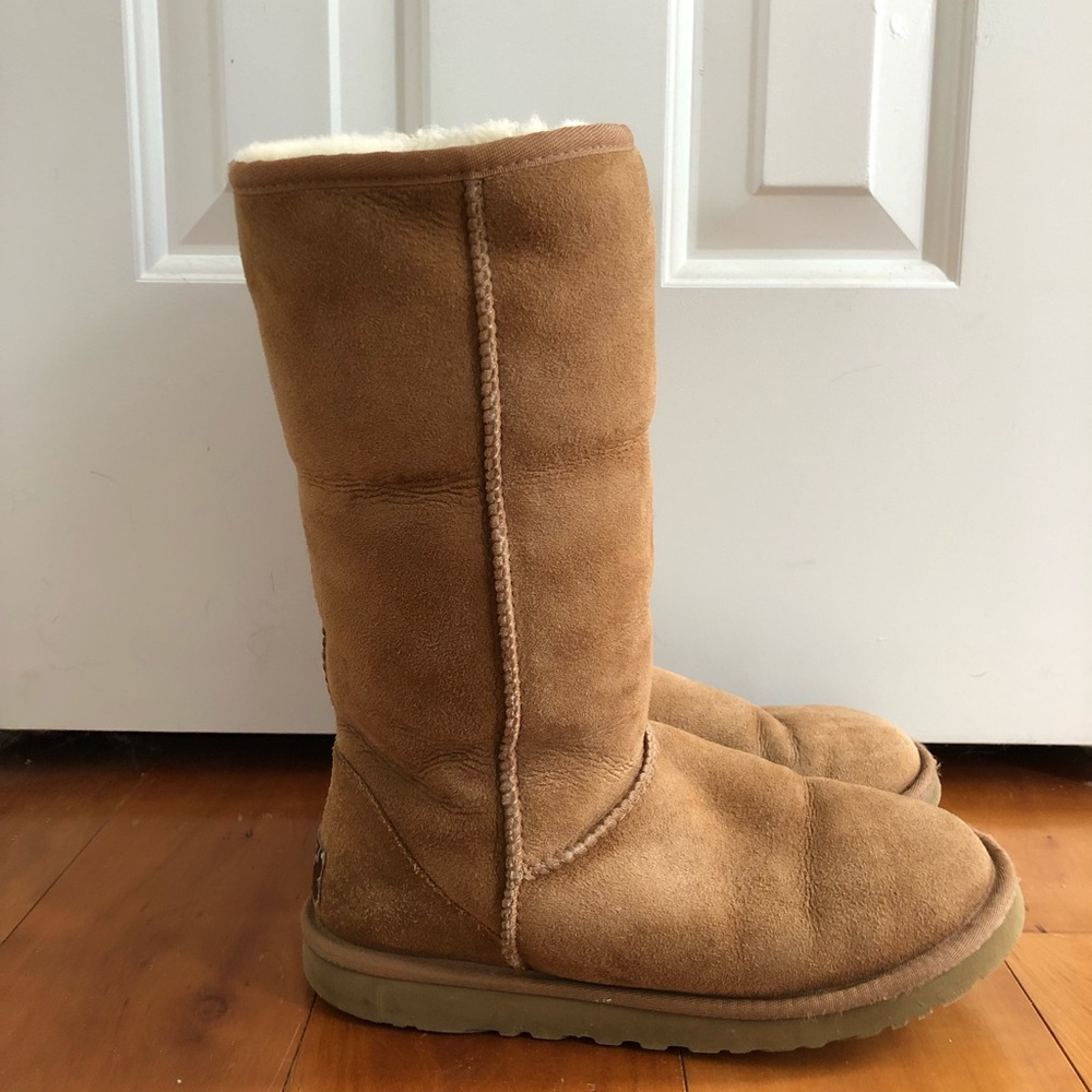 Tall Chestnut Ugg boots